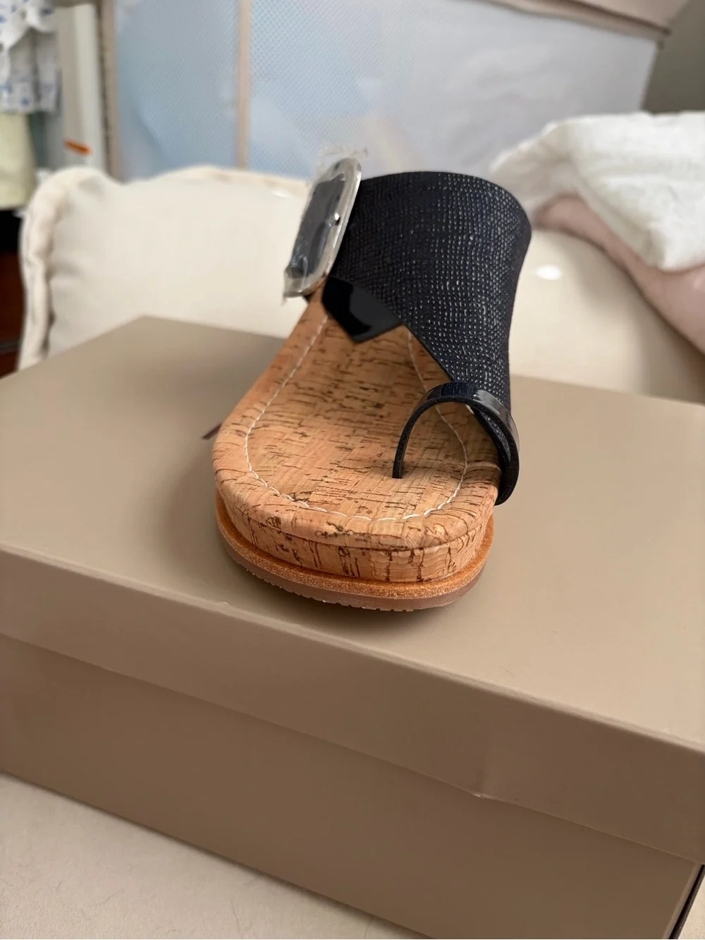 Donald Pliner Gyer Raffia Sandal
